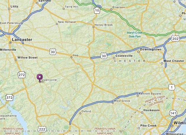 Map of Quarryville